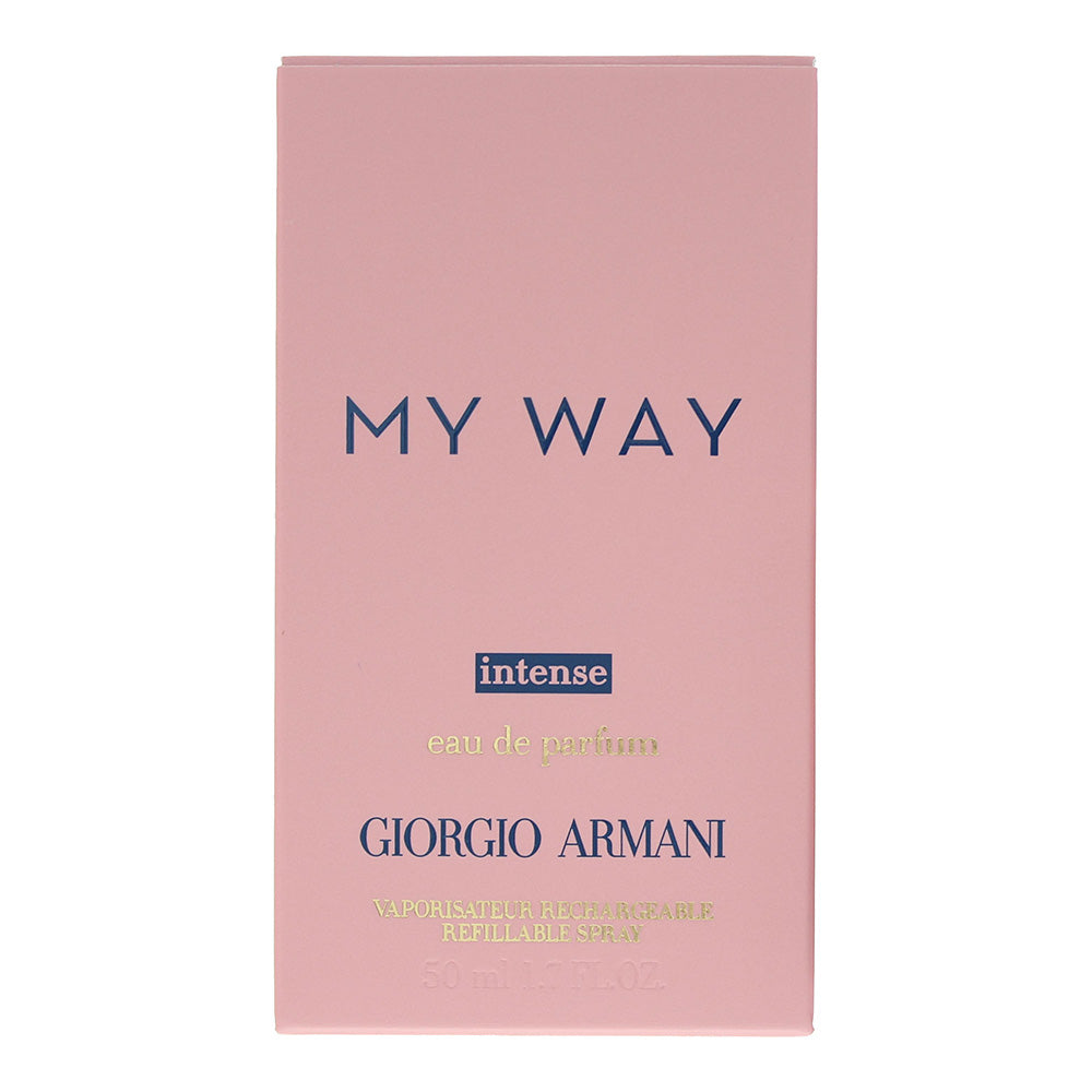 Giorgio Armani My Way Intrense Eau de Parfum 50ml Refillable - Box