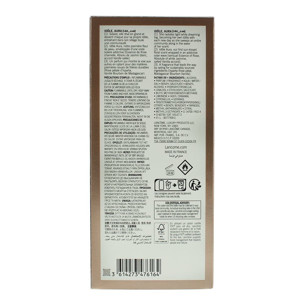 Lancôme Idôle Aura Eau de Parfum 100ml