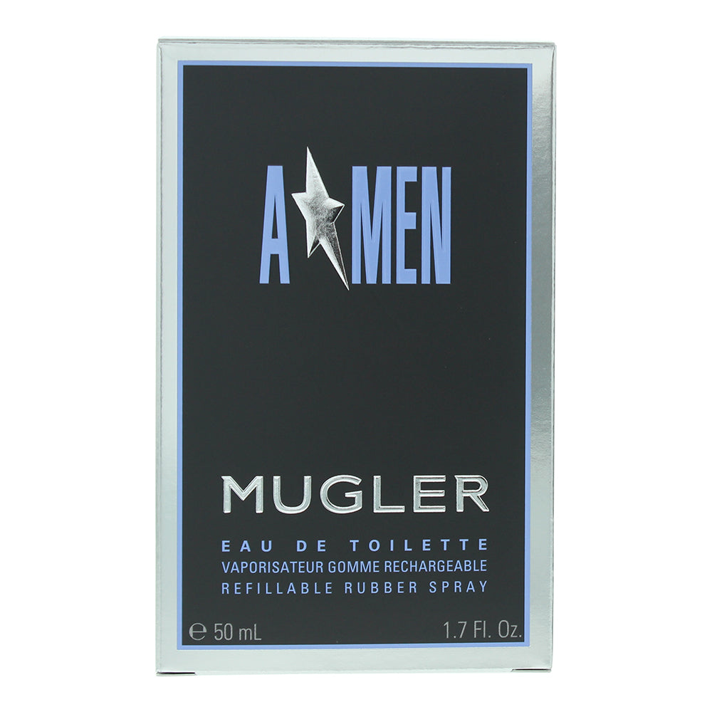 Mugler A*Men Refillable Eau de Toilette 50ml - Box