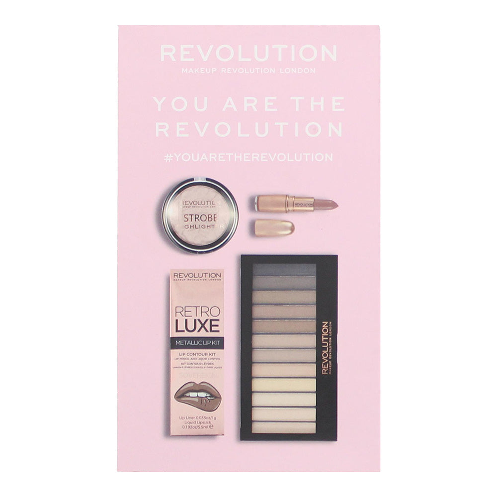 Revolution You Are The Revolution 5 Piece Gift Set: Strobe Moon Glow Lights High - Box
