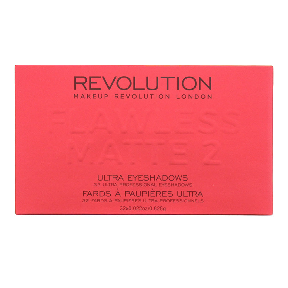 Revolution Flawless Matte 2 Eye Shadow Palette 32 x 0.625g - Box