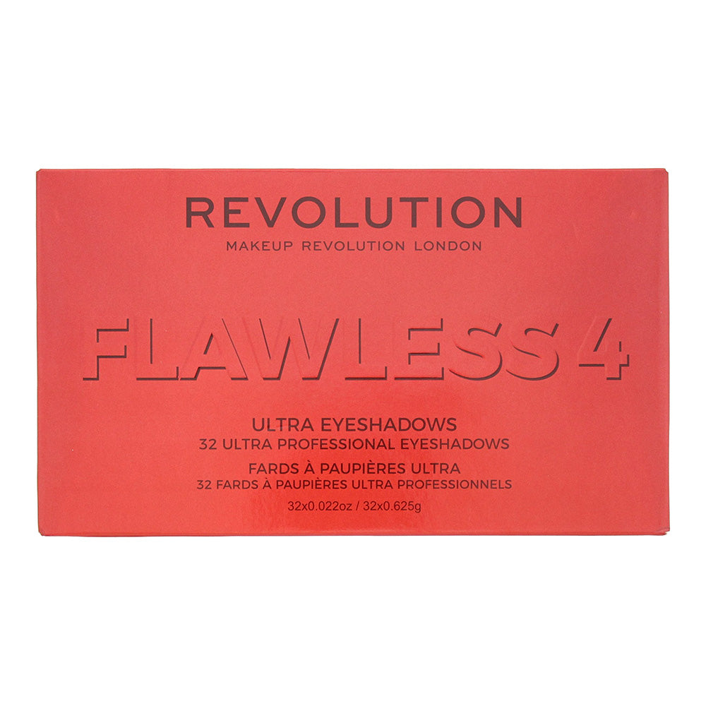 Revolution Flawless 4 Eye Shadow Palette 32 x 0.625g - Box