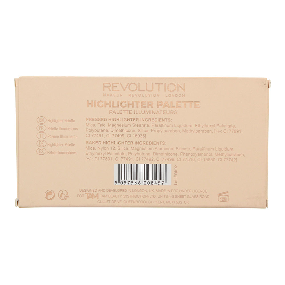 Revolution Soph Highlighter Palette 8 x 2g