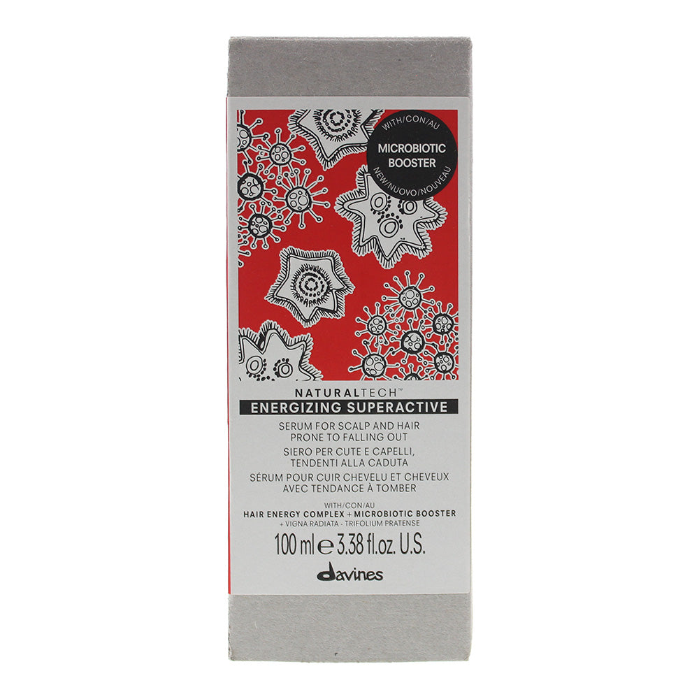 Davines Energizing Superactive Serum For Scalp 100ml - Box