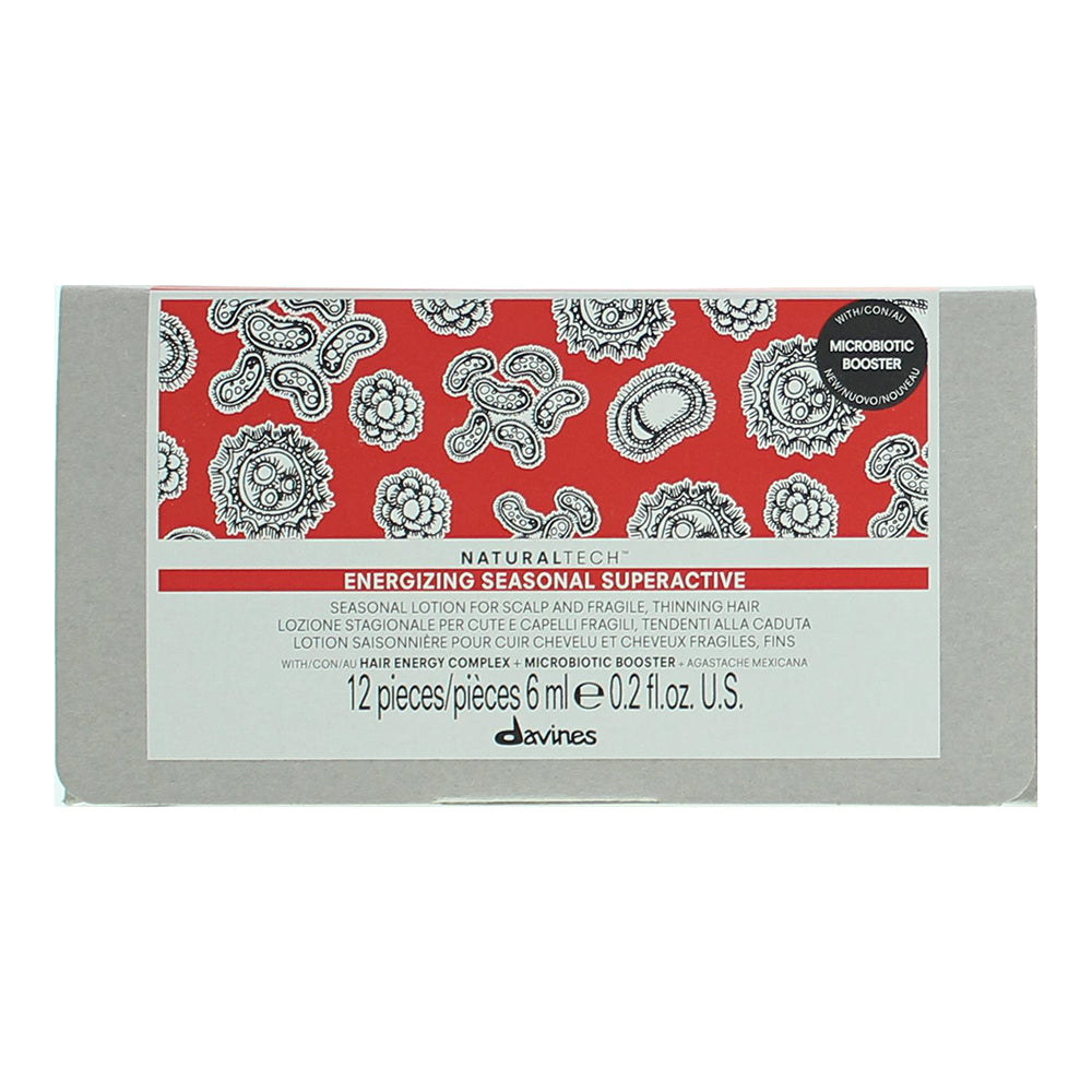 Davines Energizing Seasonal Lotion For Scalp 12X6ml - Box