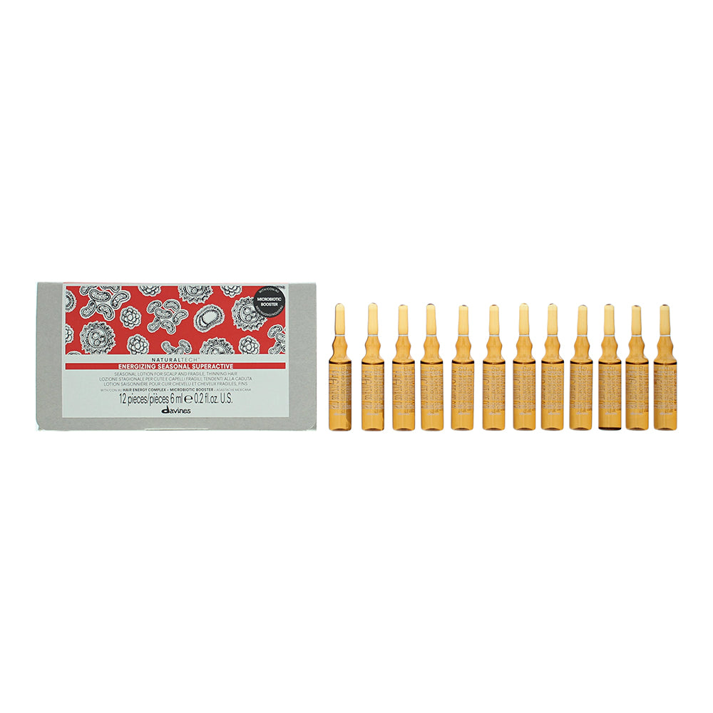 Davines Energizing Seasonal Lotion For Scalp 12X6ml