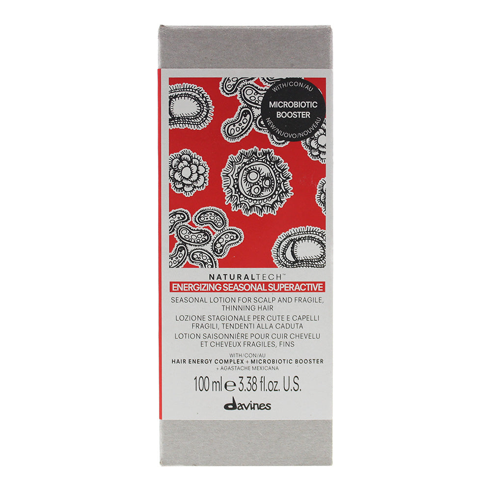 Davines Naturaltech Energizing Seasonal Superactive Lotion 100ml - Box