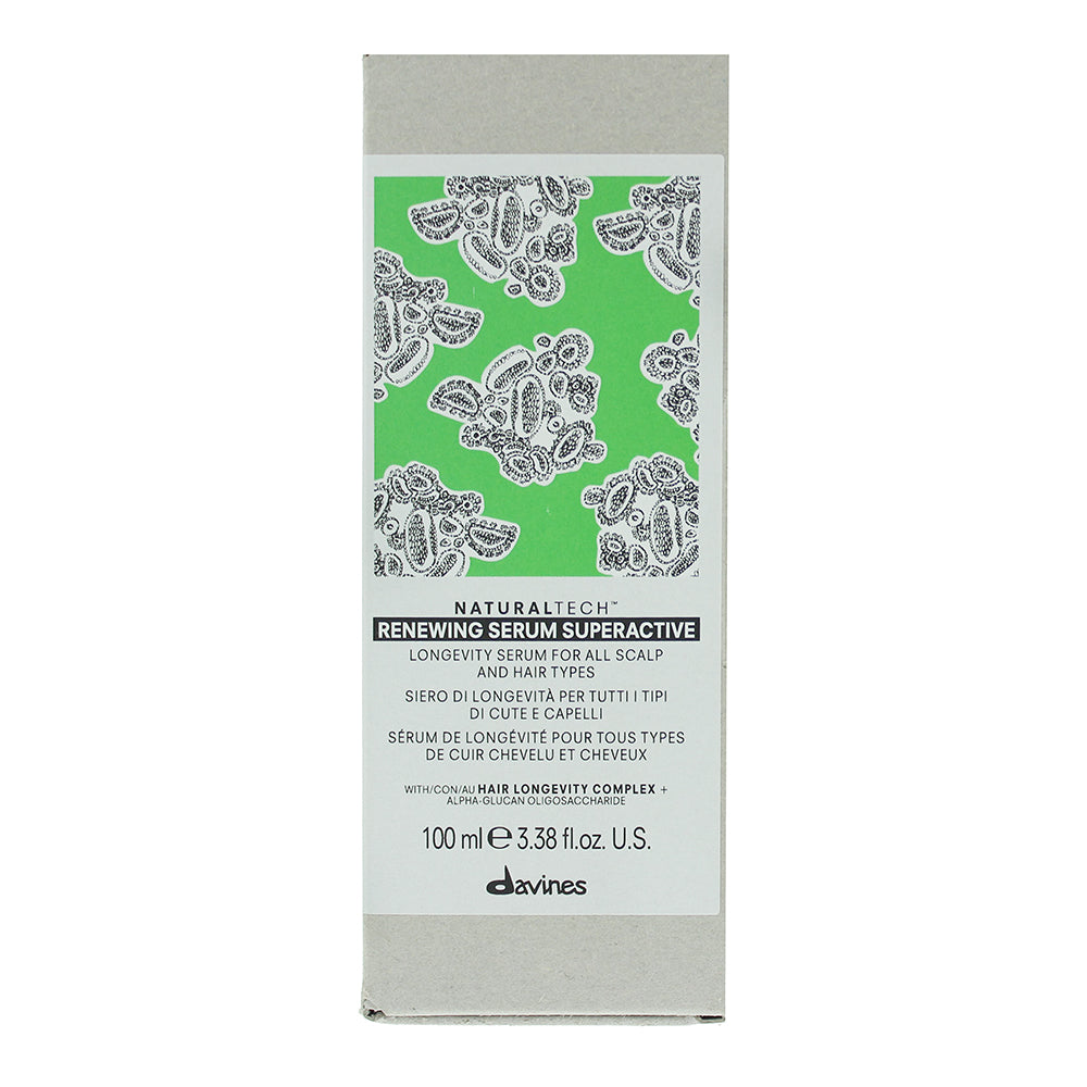 Davines Naturaltech Renewing Serum Superactive 100ml All Hair Types - Box