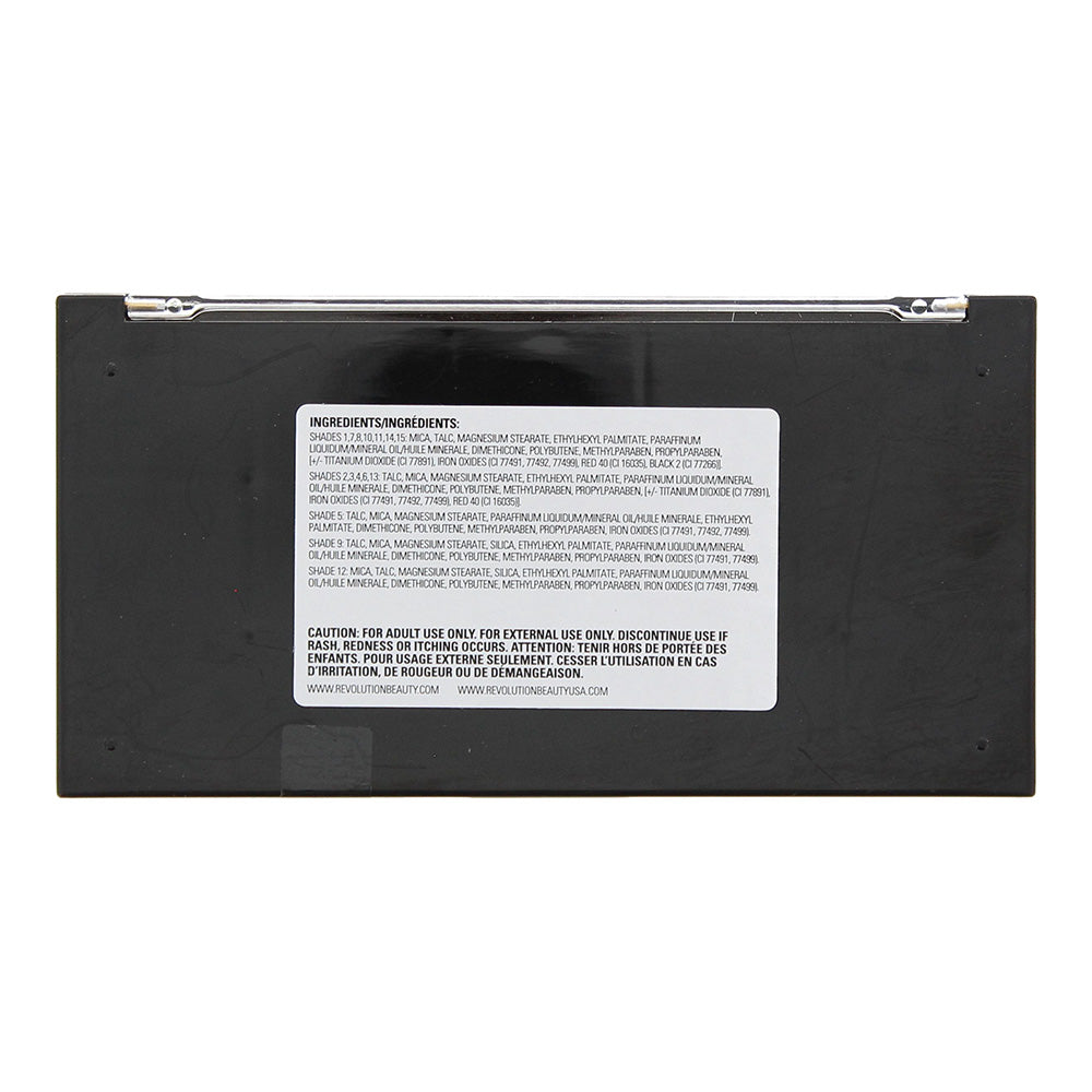 Revolution Re-Loaded Basic Mattes Make-Up Palette 15 x 1.1g
