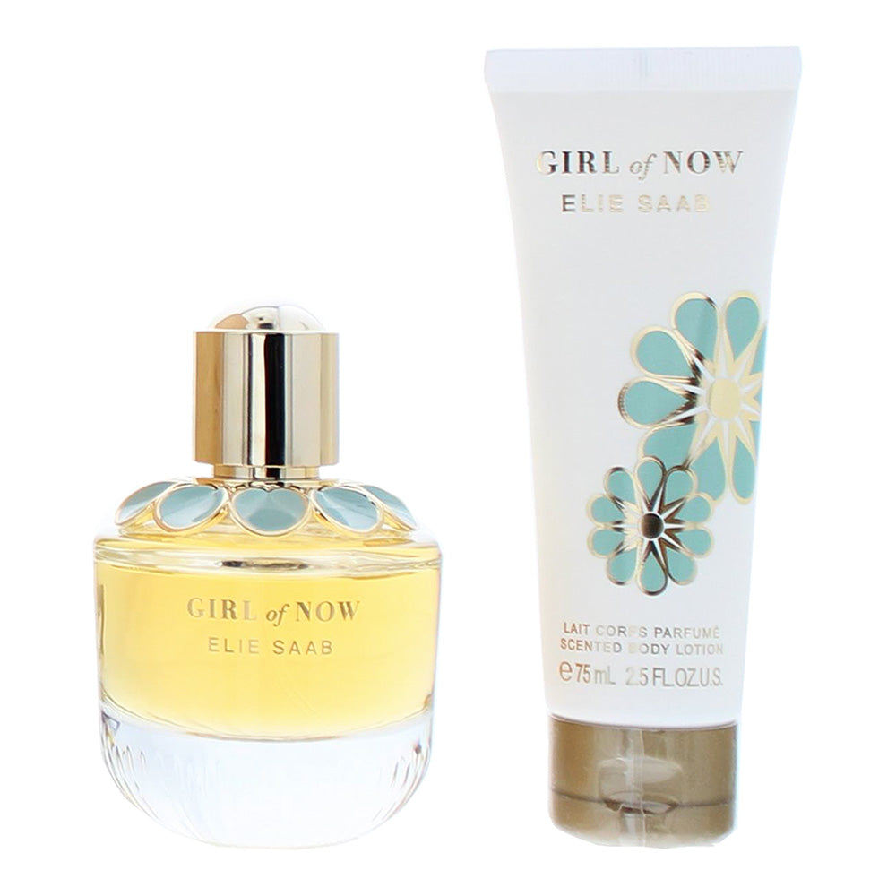 Elie Saab Girl Of Now 2 Piece Gift Set: Eau de Parfum 50ml - Body Lotion 75ml - Product