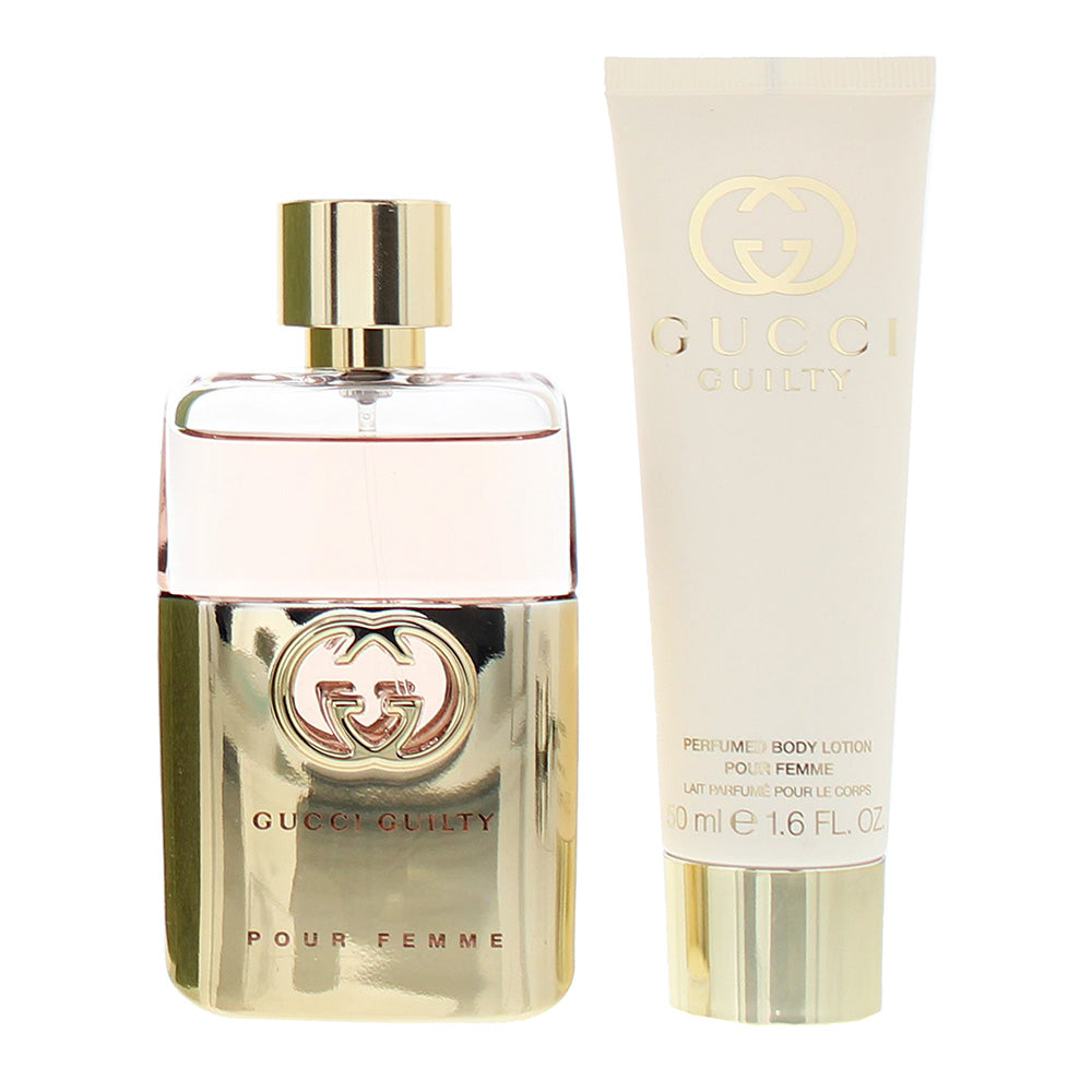 Gucci Guilty Pour Femme 2 Piece Gift Set: Eau de Parfum 50ml - Body Lotion 50ml - Product