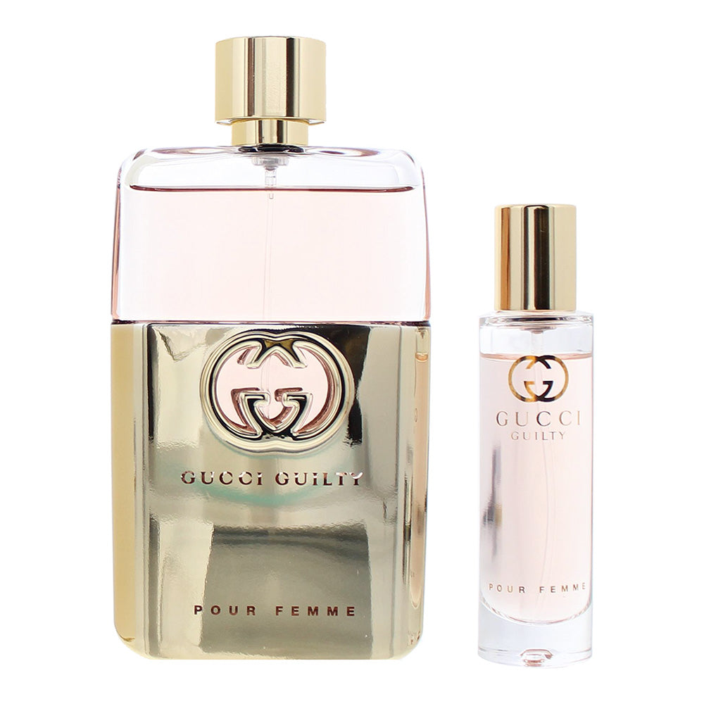 Gucci Guilty Pour Femme 2 Piece Gift Set: Eau de Parfum 90ml - Eau de Parfum 15m - Product