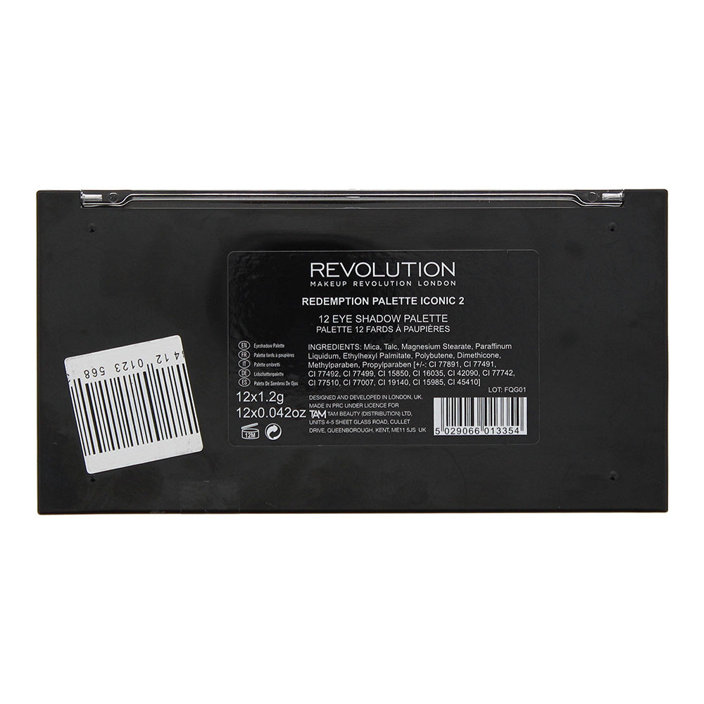 Revolution Redemption Palette Iconic 2 Eye Shadow Palette 12 x 1.2g