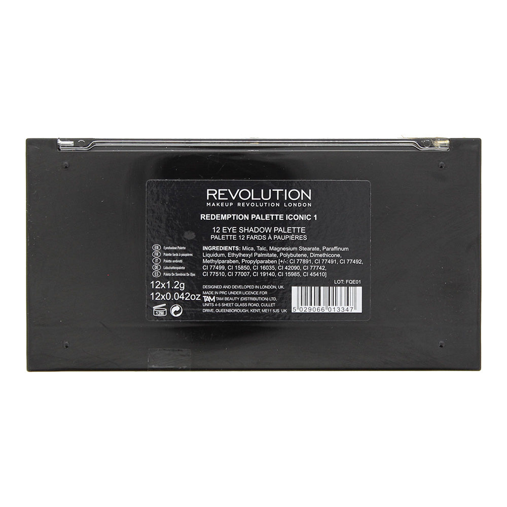 Revolution Redemption Palette Iconic 1 Eye Shadow Palette 12 x 1.2g