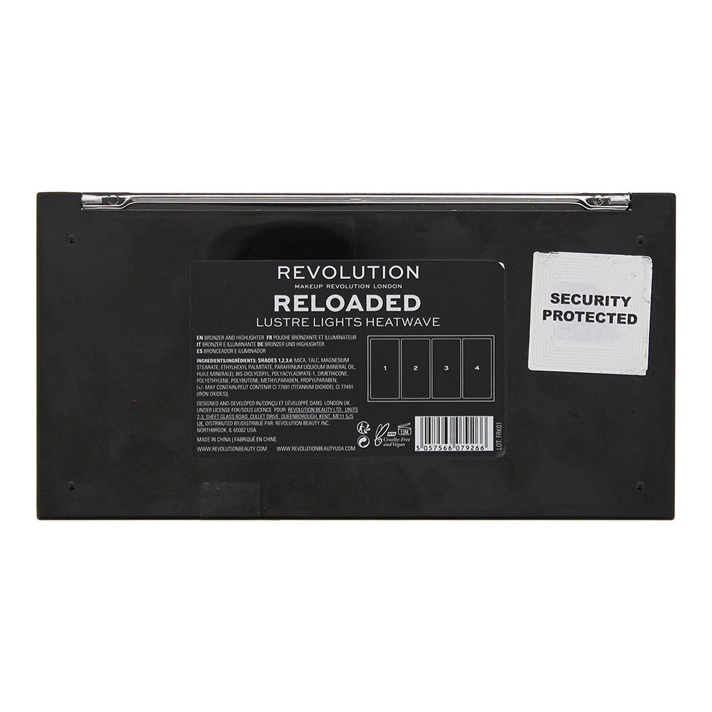 Revolution Reloaded Lustre Lights Heatwave Highlighting Palette 4 x 5g