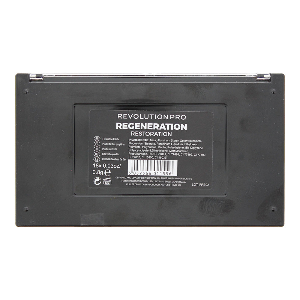 Revolution PRO Regeneration Restoration Eye Shadow Palette 18 x 0.8g