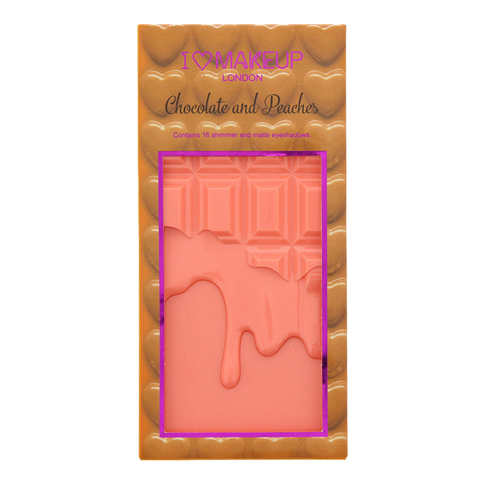 Revolution I Heart Makeup Chocolate And Peaches Eye Shadow Palette 22g - Box