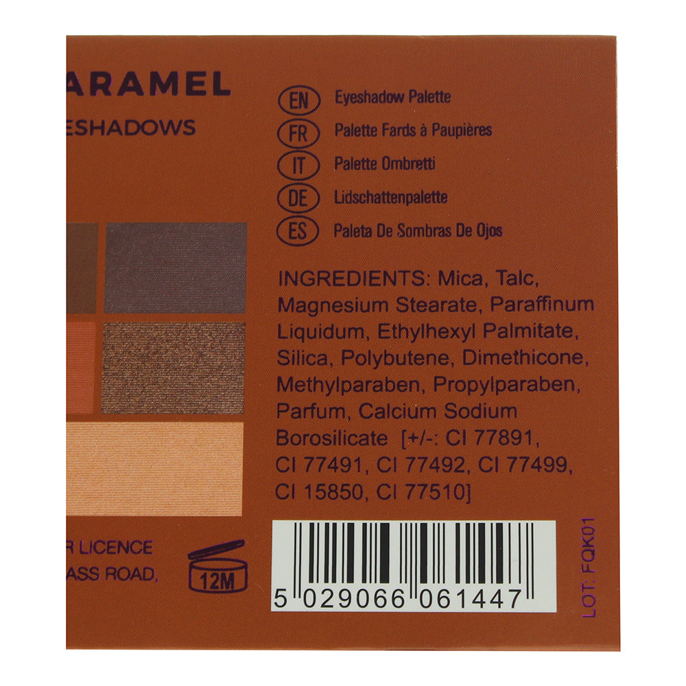 Revolution I Heart Makeup I Heart Chocolate Salted Caramel Eye Shadow Palette 14 x 1.22g - 2 x 2.44g