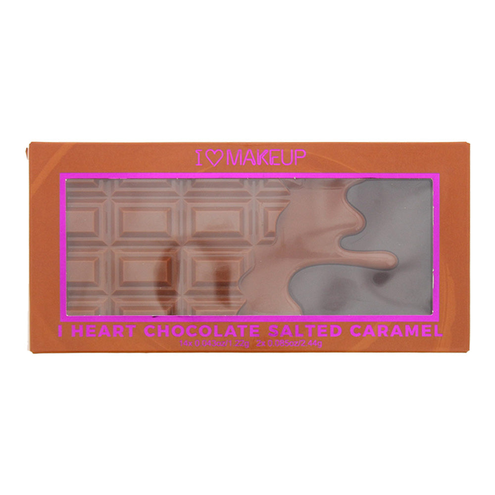 Revolution I Heart Makeup I Heart Chocolate Salted Caramel Eye Shadow Palette 14 - Box
