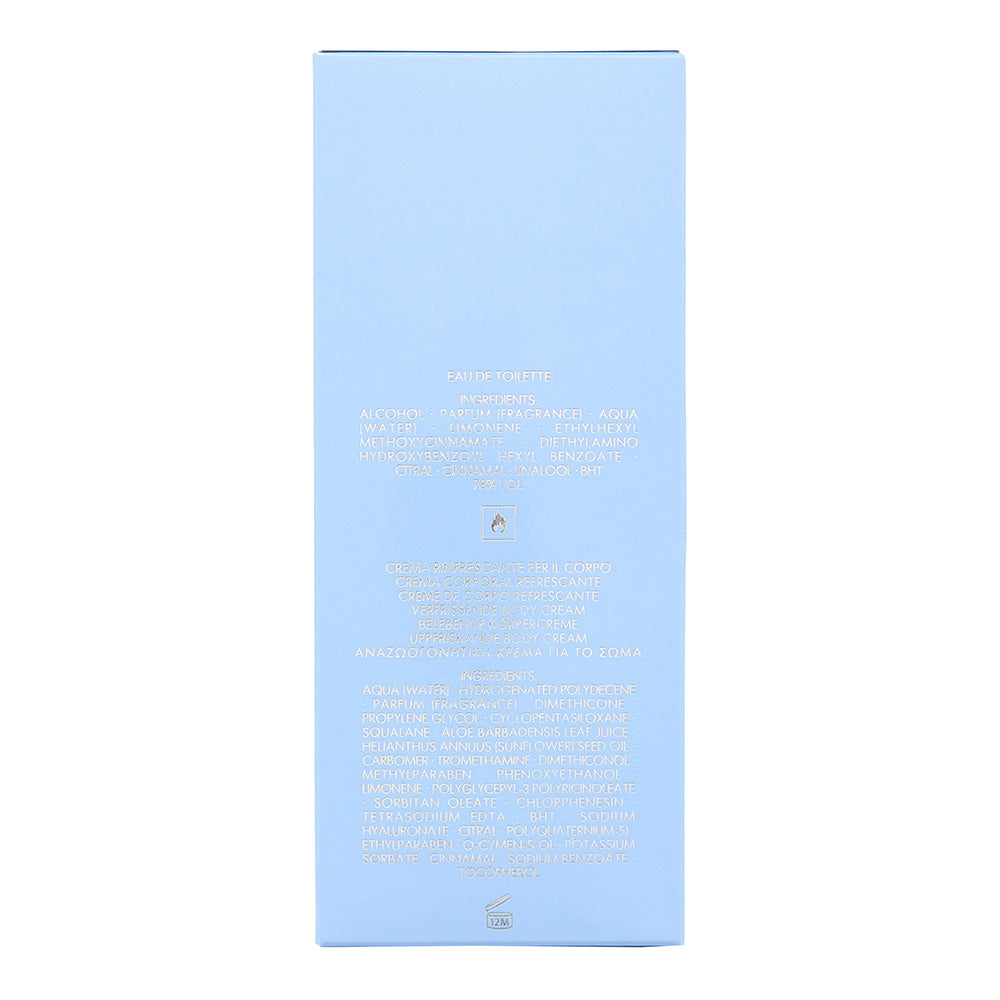 Dolce & Gabbana Light Blue 2 Piece Gift Set: Eau De Toilette 100ml - Body Cream 100ml