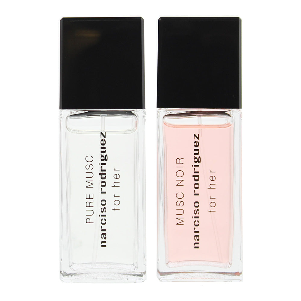 Narciso Rodriguez 2 Piece Gift Set: For Her Musc Noir Eau de Parfum 20ml - For Her Pure Musc Eau de Parfum 20ml - Product