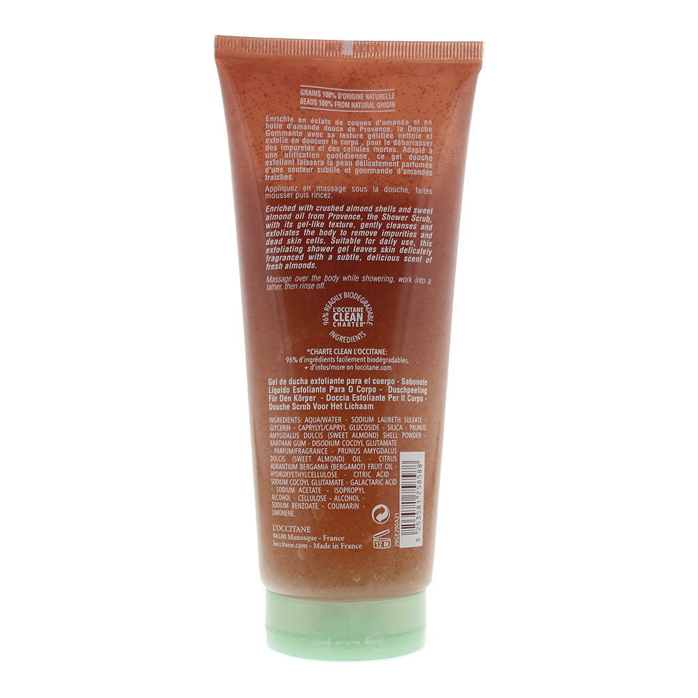 L'occitane Almond Shower Scrub 200ml