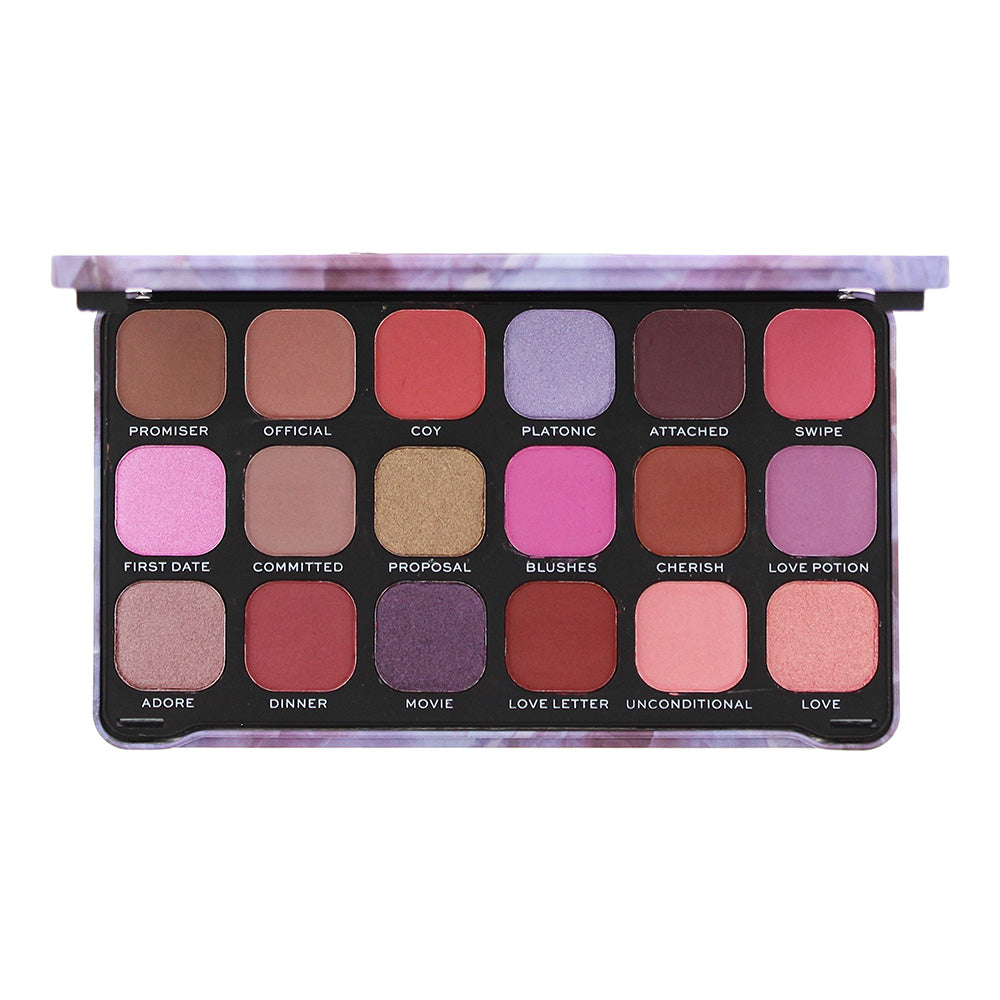 Revolution Forever Flawless Unconditional Love Eye Shadow Palette 18 x 1.1g - Box