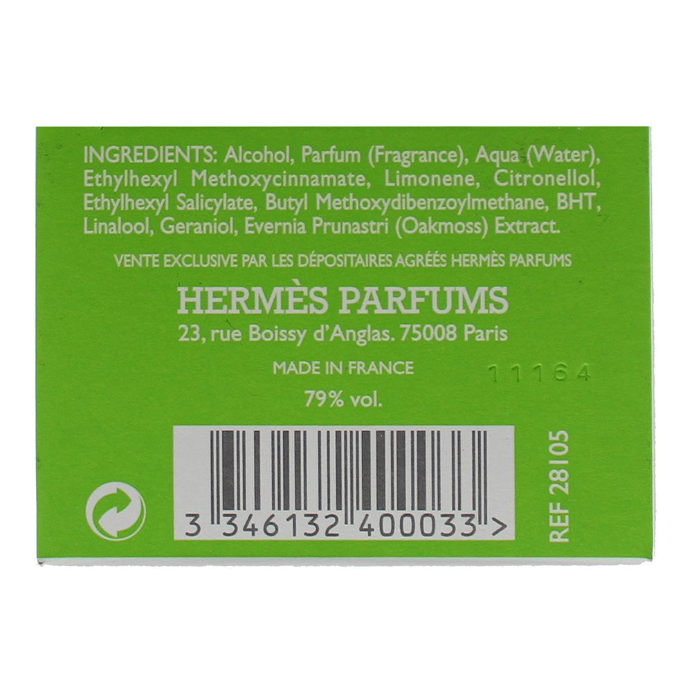 Hermès Un Jardin Sur Le Toit Eau de Toilette 50ml - Ingredients