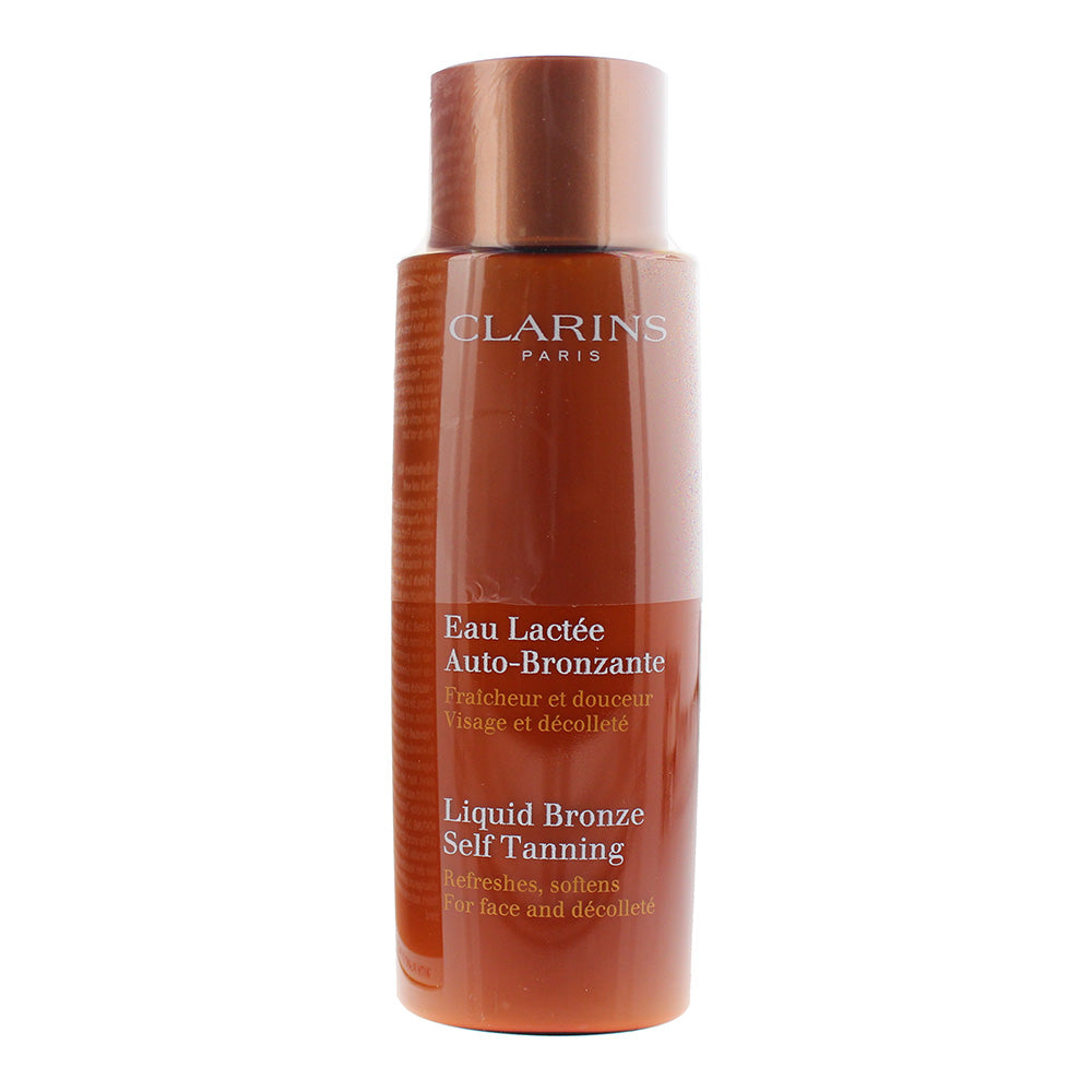 Clarins Liquid Bronze Self-Tanning For Face And Decollete 125ml - Product