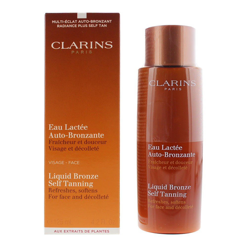 Clarins Liquid Bronze Self-Tanning For Face And Decollete 125ml