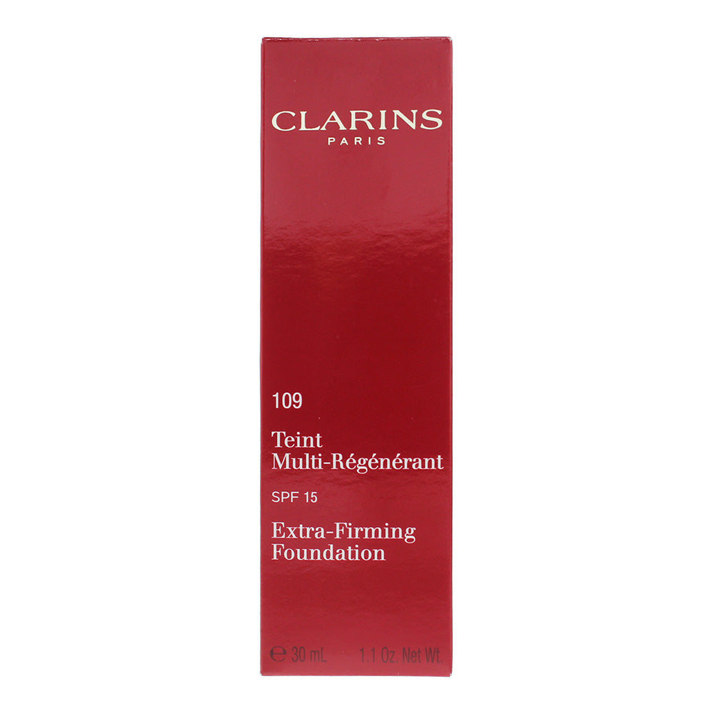 Clarins Multi- Regenerant Extra-Firming Foundation Spf 15 109 Wheat 30ml - Box
