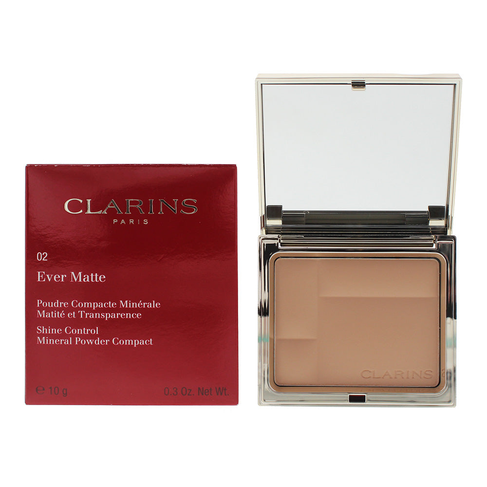 Clarins Ever Matte Shine Control No.02 Transparent Medium Powder 10g