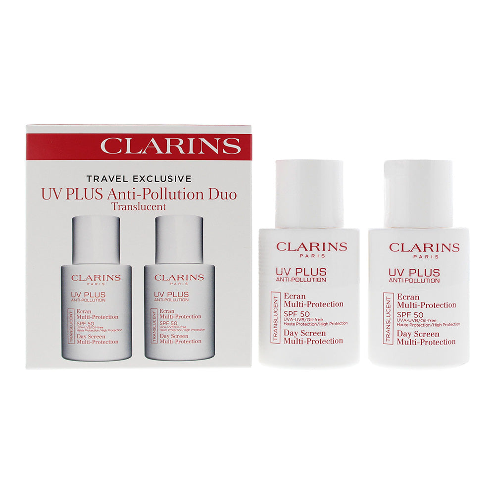 Clarins UV Plus Anti-Pollution 2 Piece Gift Set: 2 x Day Screen 30ml
