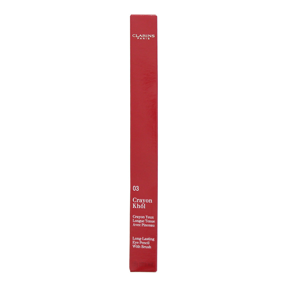 Clarins Crayon Khôl Long Lasting Eye Pencil With Brush 03 Intense Blue 1.05g  - Box