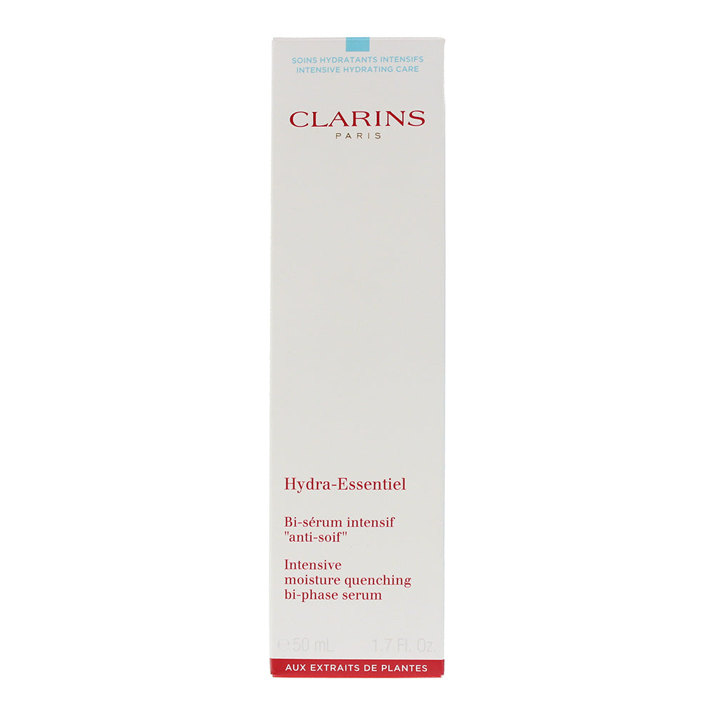 Clarins Hydra-Essentiel Intensive Moisture Quenching Bi-Phase Serum Normal to Dr - Box