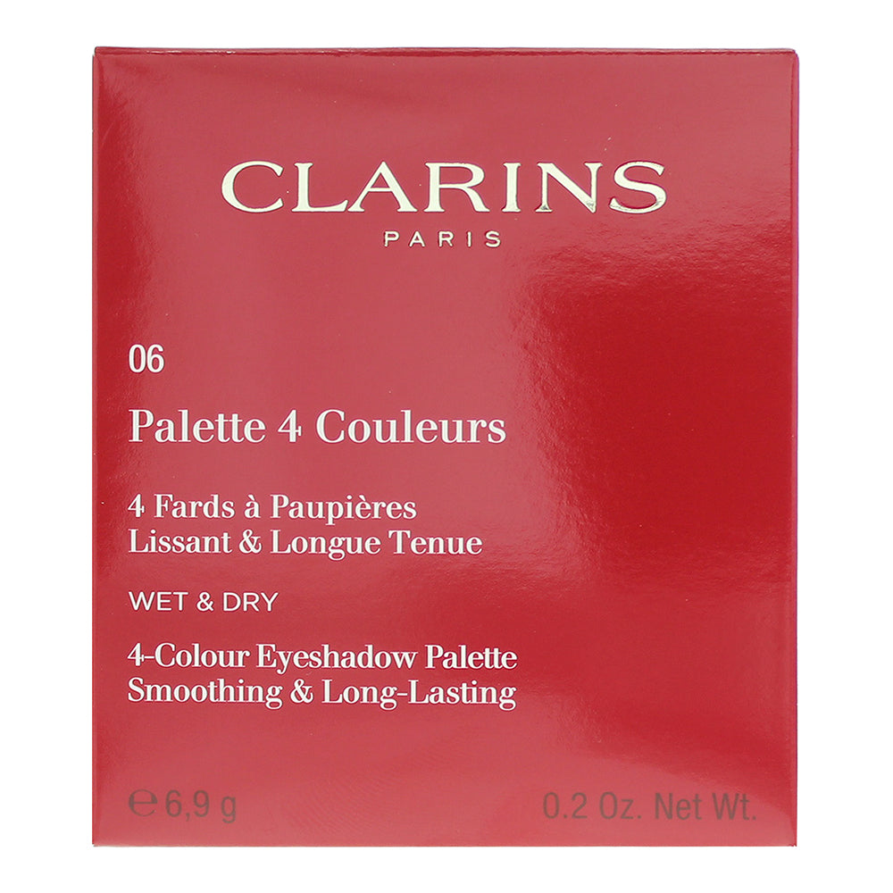 Clarins 4 Colour Wet & Dry Eyeshadow Palette No.06 Forest 6.8g - Box