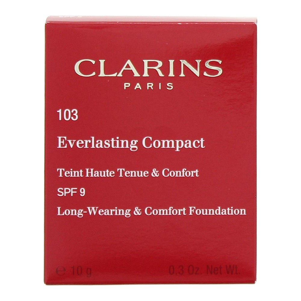Clarins Everlasting Compact No.103 Ivory Foundation 10g SPF 9 - Box