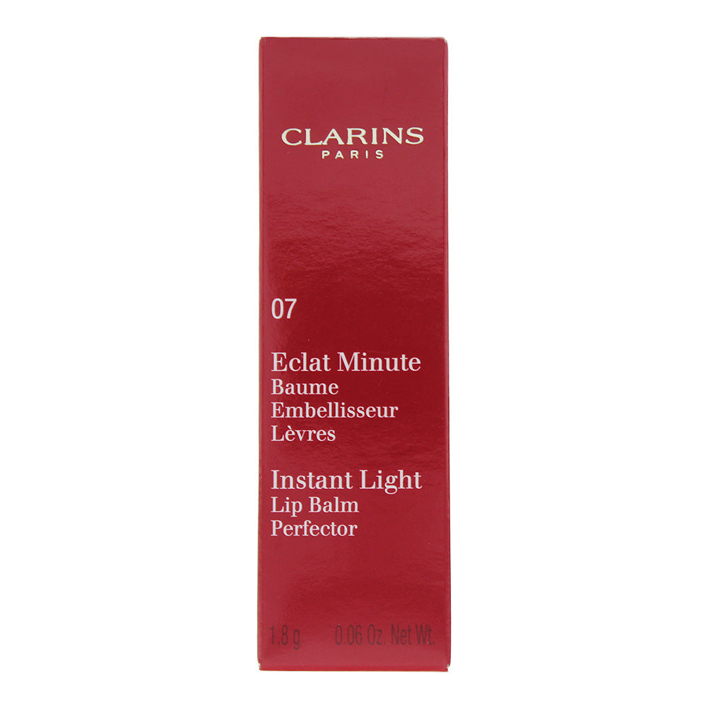 Clarins Instant Light 07 Hot Pink Lip Balm Perfector 1.8g - Box