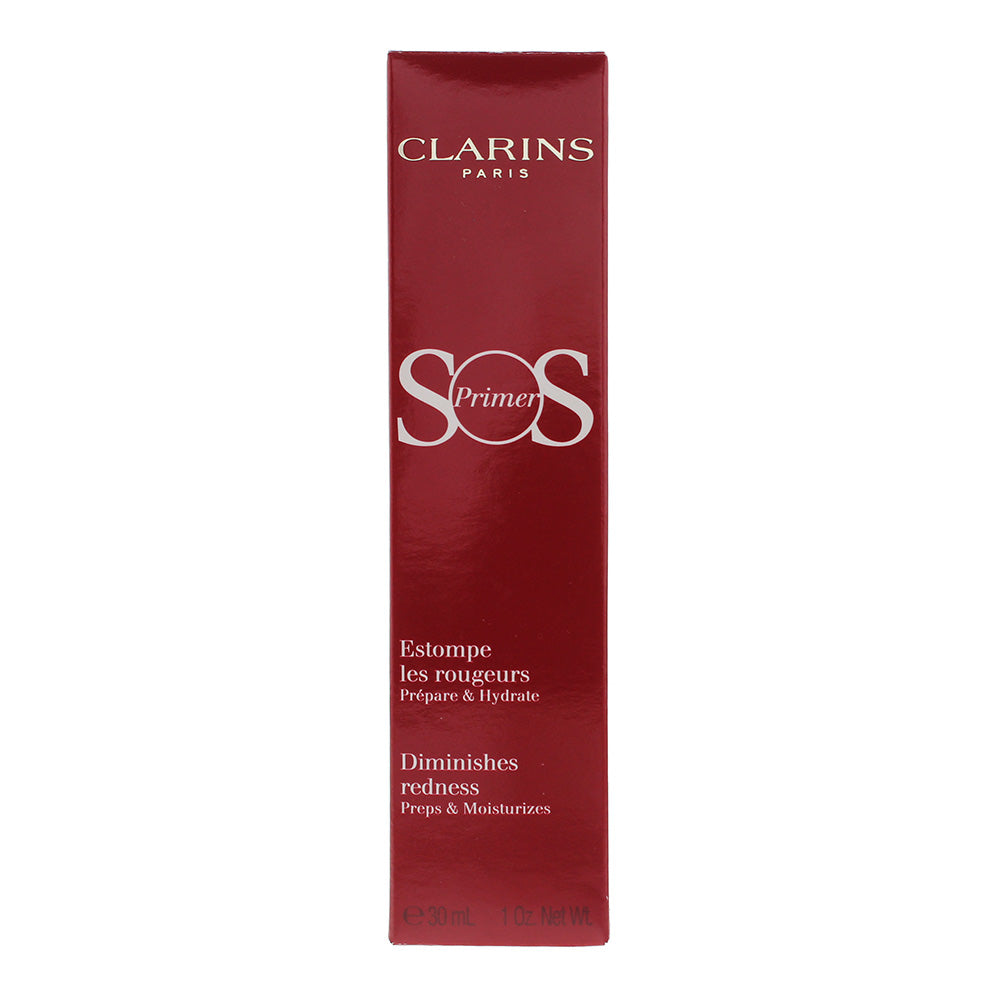 Clarins Sos Primer Diminishes redness Primer 04 Green 30ml - Box