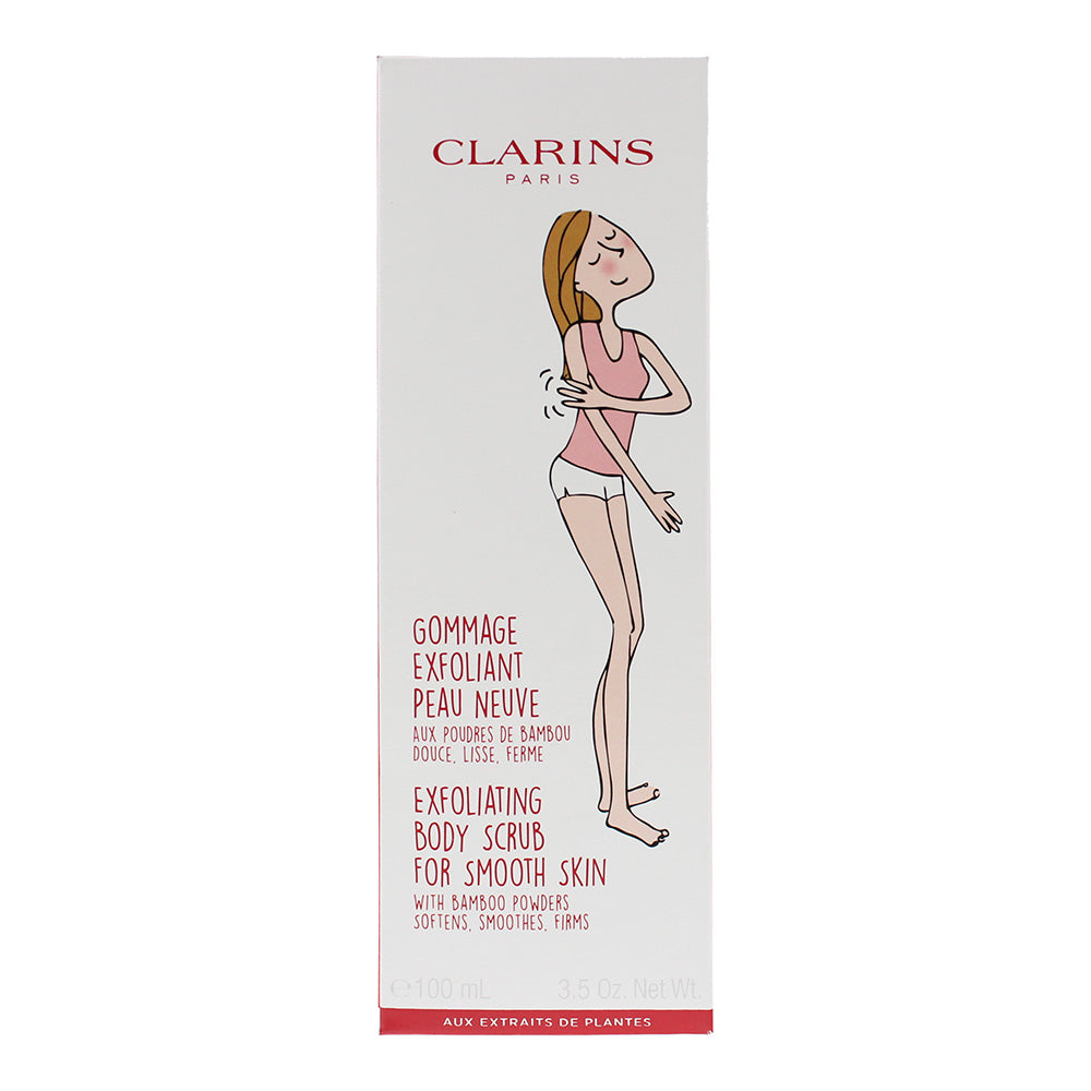 Clarins For Smooth Skin With Bamboo Powders Exfoliating Body Scrub 100ml - Box