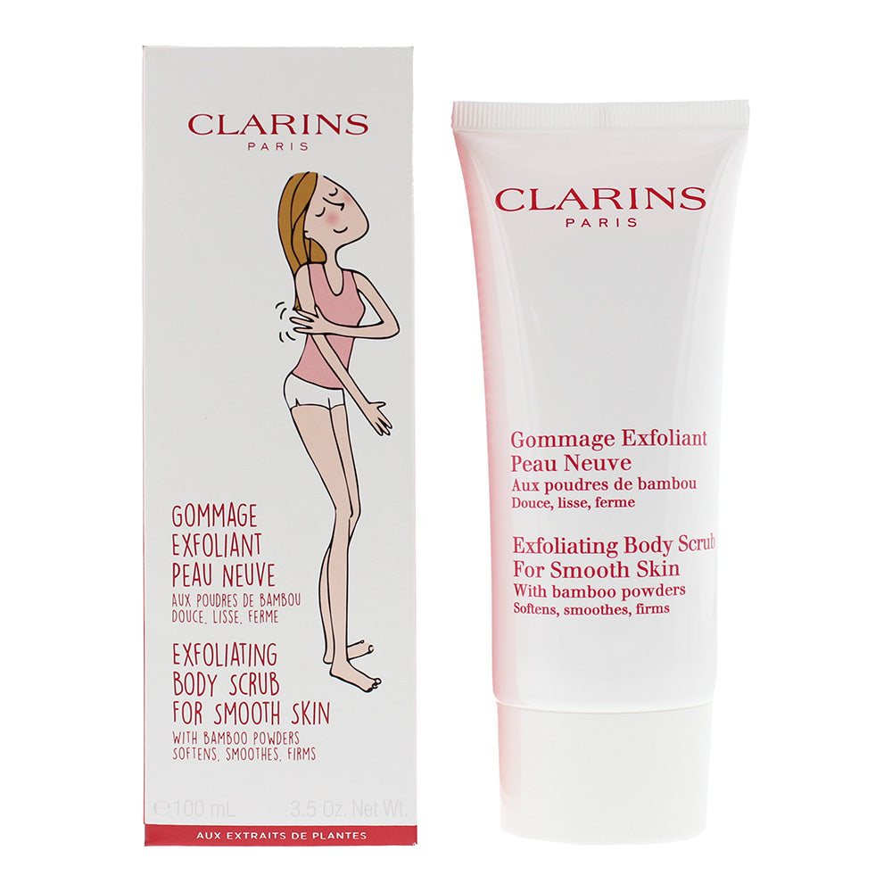 Clarins For Smooth Skin With Bamboo Powders Body Scrub 100ml