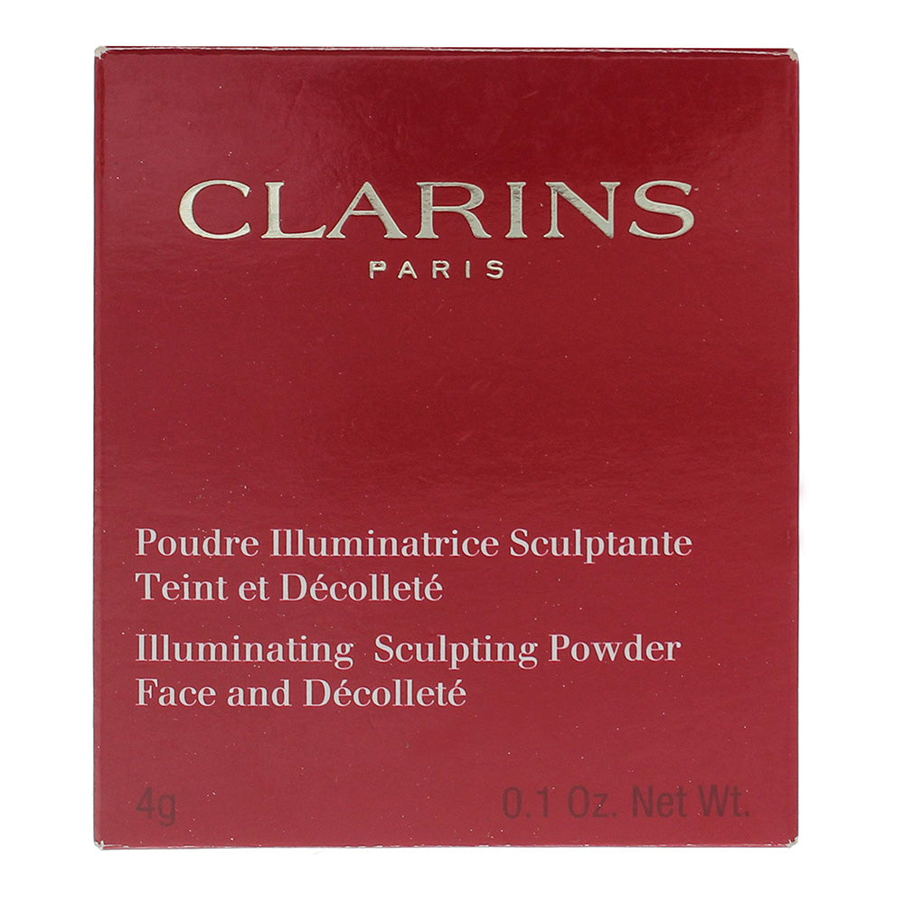 Clarins Illuminating Sculpting Powder For Face & Decollete 4g - Box