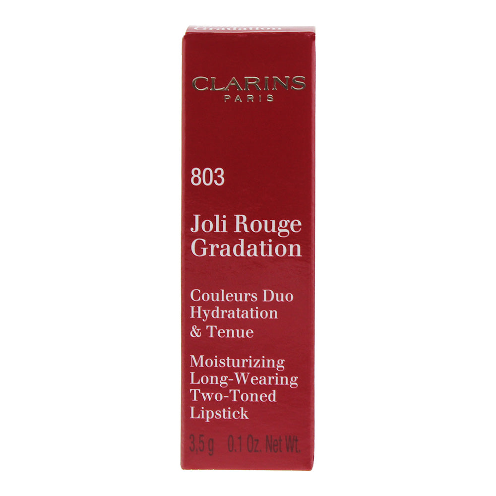 Clarins Joli Rouge Gradation 803 Plum Lipstick 3.5g - Box