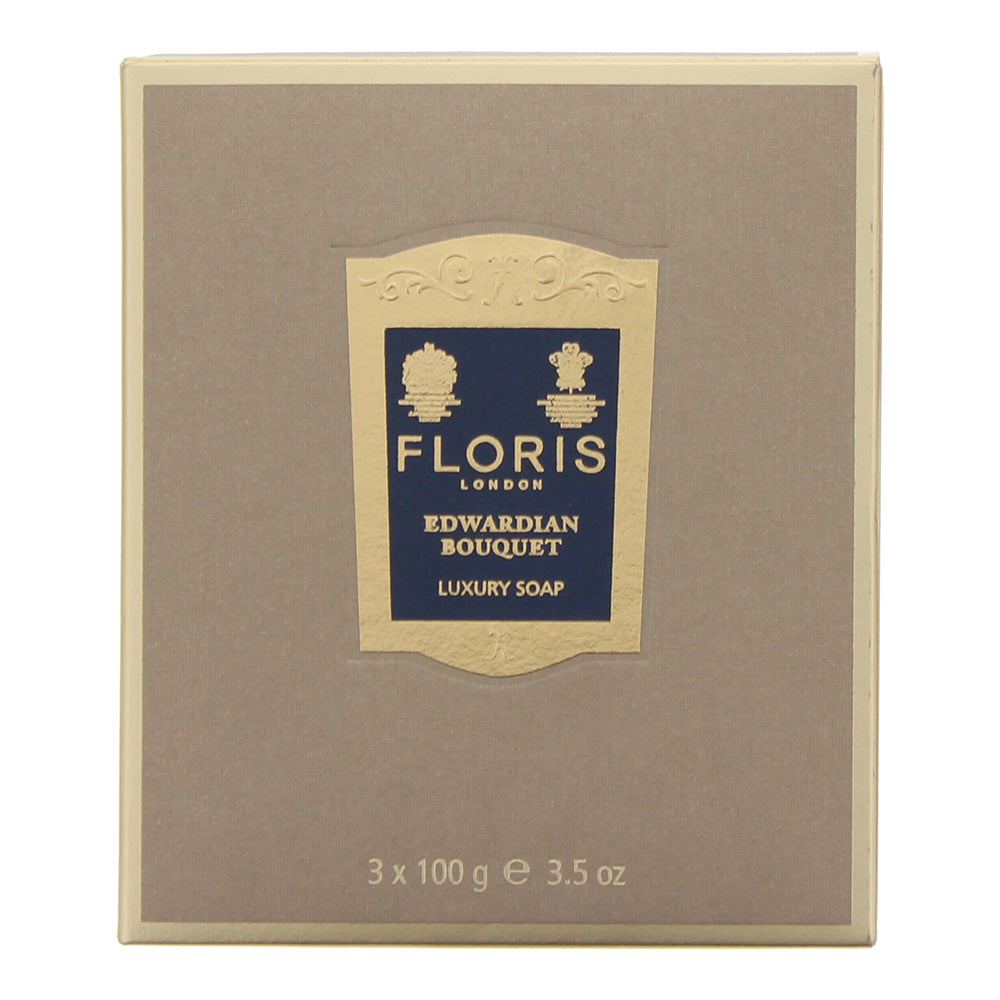 Floris Edwardian Bouquet Luxury Soap 3 x 100g - Box