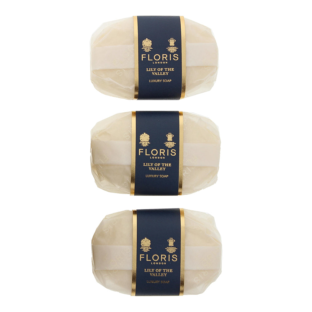 Floris Lily Of The Valley Luxury Soap 3 x 100g - Product