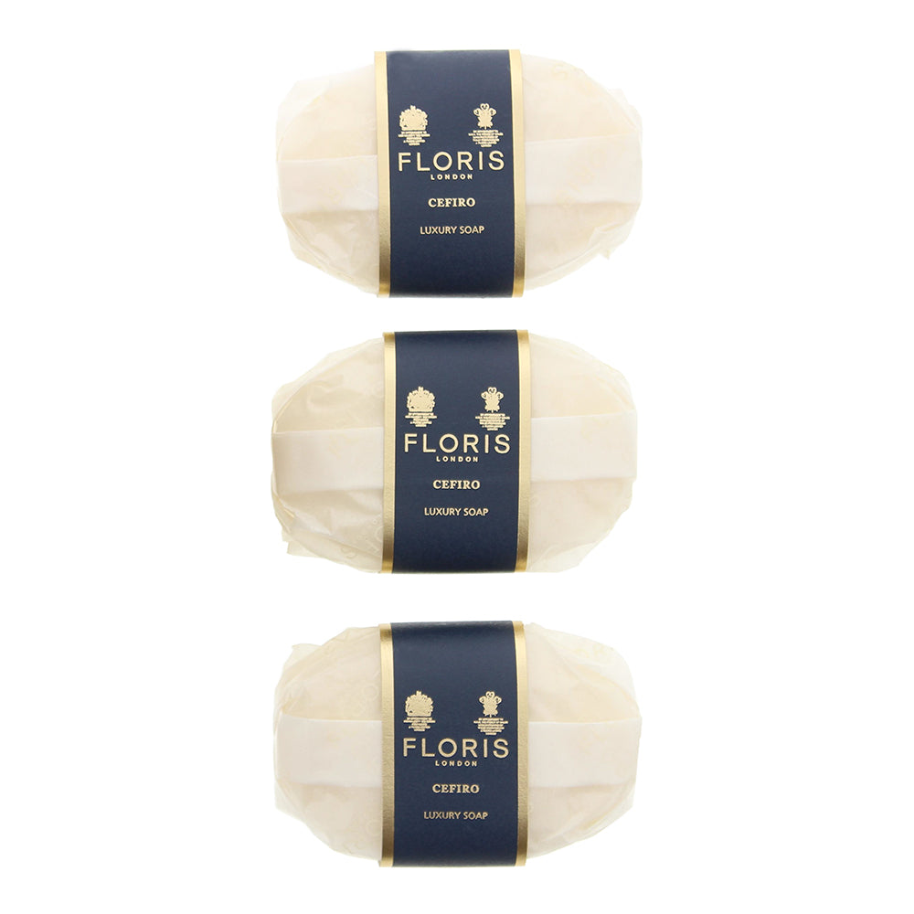 Floris Cefiro Luxury Soap 3 x 100g - Product