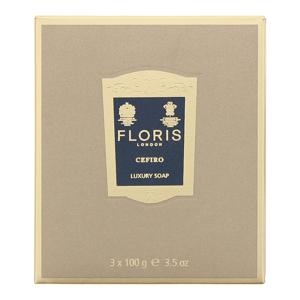 Floris Cefiro Luxury Soap 3 x 100g - Box