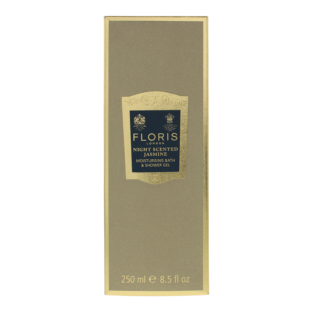 Floris Night Scented Jasmine Moisturising Bath And Shower Gel 250ml - Box
