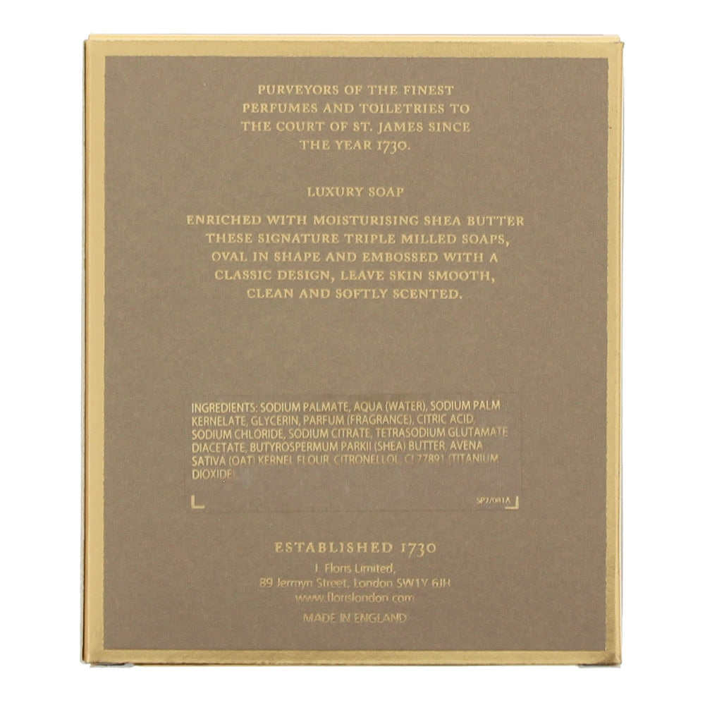 Floris White Rose Luxury Soap 3 x 100g