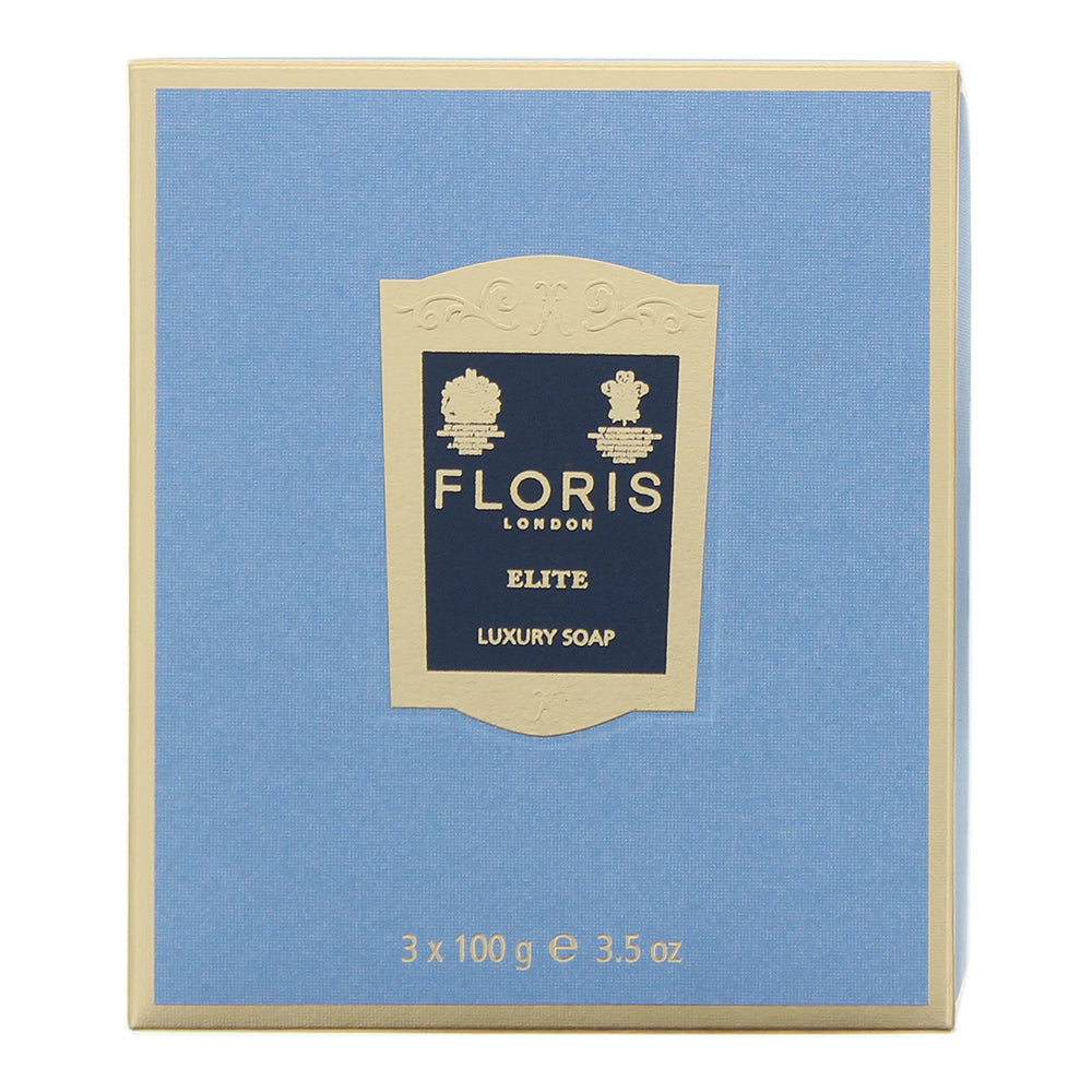 Floris Elite Luxury Soap 3 x 100g - Box